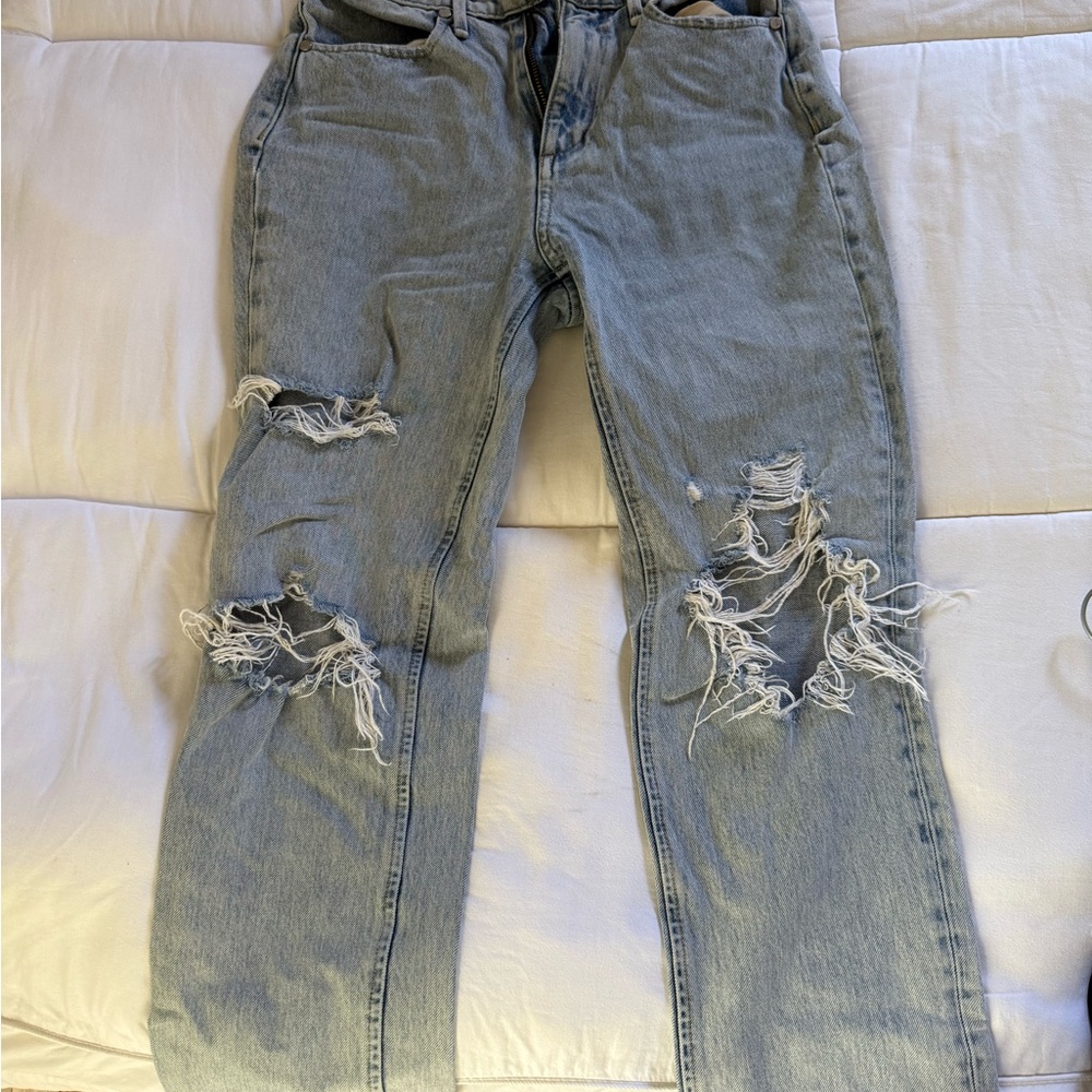 Rag & Bone Distressed Light Blue Women's Jeans